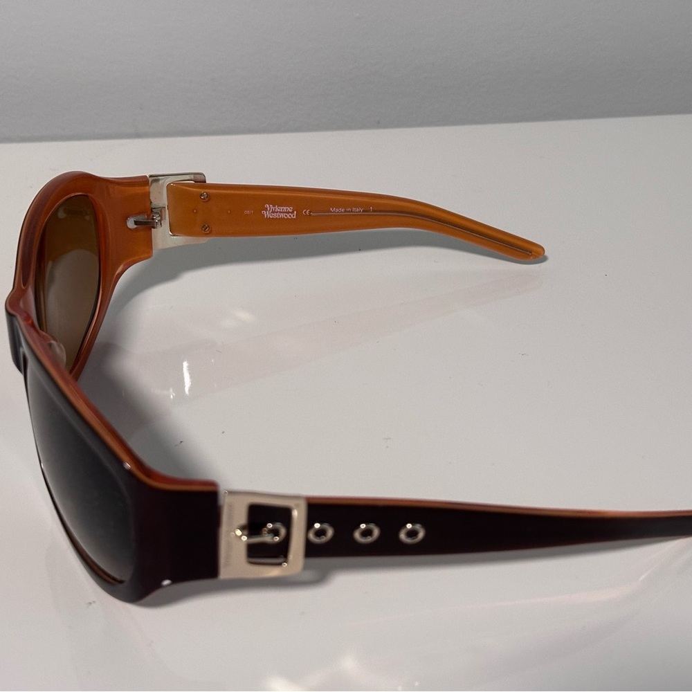 Vivienne Westwood Orange and Brown Rx Sunglasses